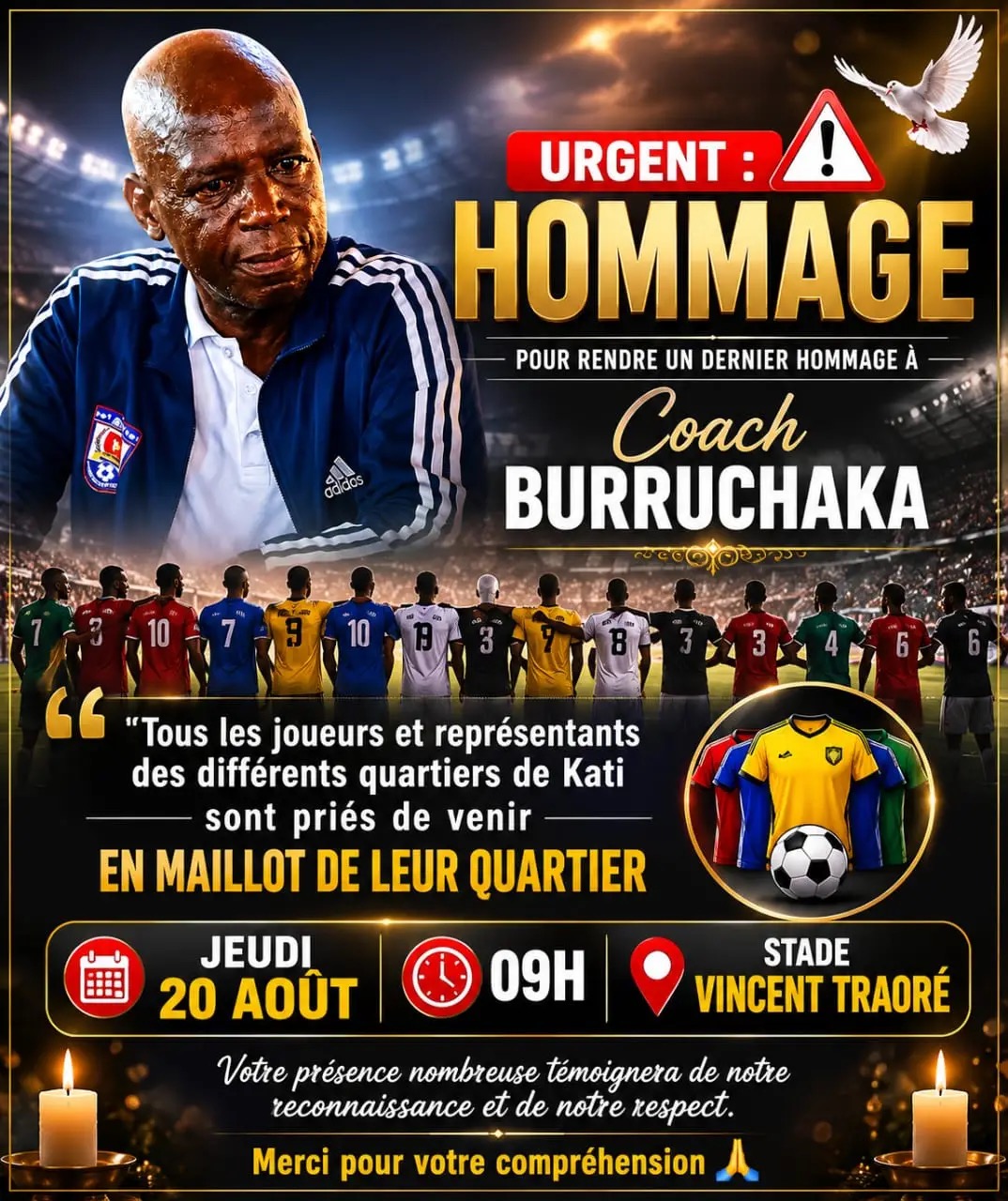 Hommage au Coach Burruchaka