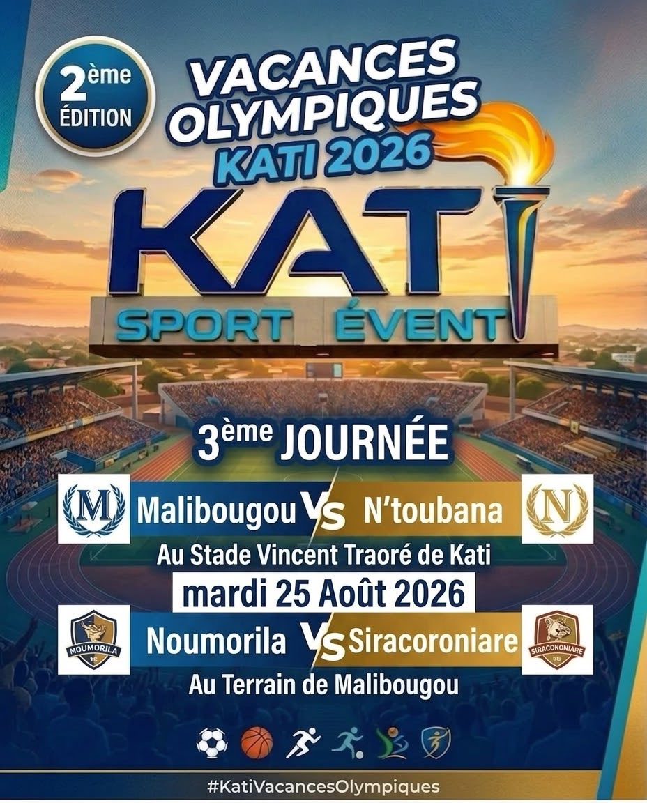 AFFICHE DE DEMAIN MERCREDI 25/08/2026