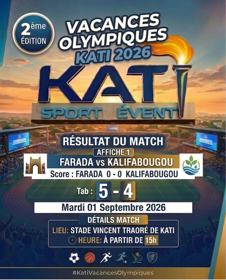 Vacances Olympiques football Résultat
