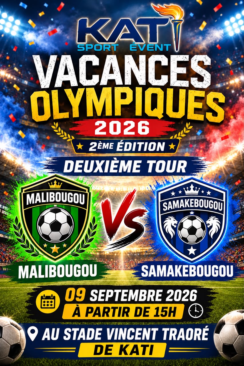 Vacances Olympiques football 2ème Tour match du jour