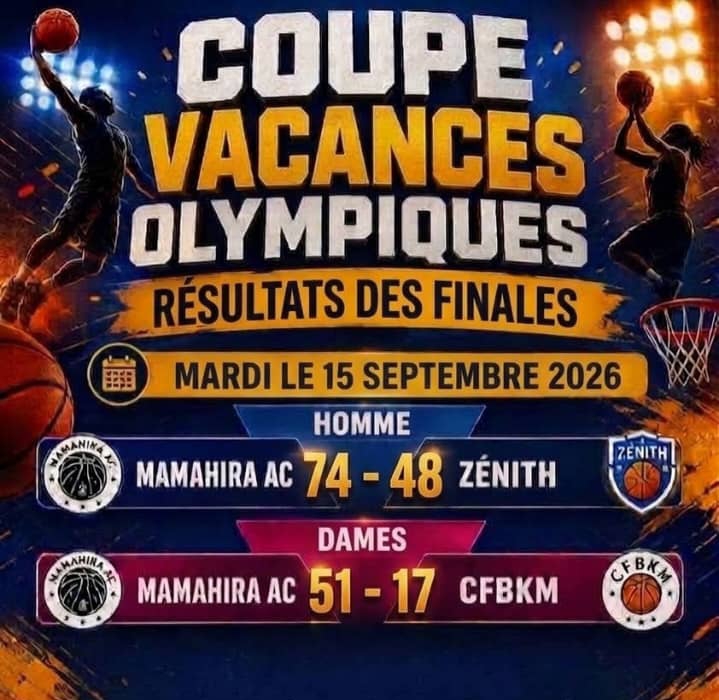 Vacances olympiques Kati 2026 Basketball 🏀 résultats