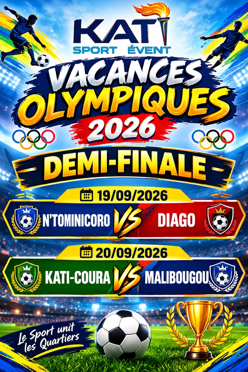 Vacances Olympiques football demi-finales